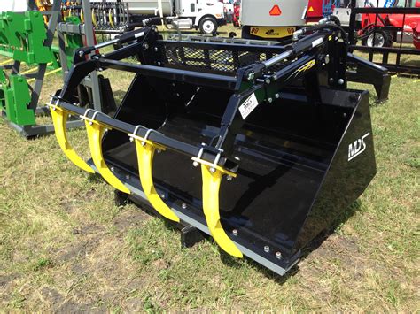 mds skid steer grapple|grapple attachments for tractor loader.